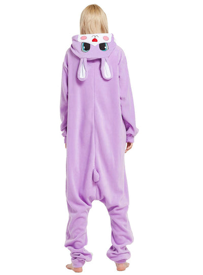 Purple Rabbit Onesie Kigurumi Cartoon Animal Pajama 
