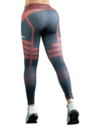 Women Printed Sporting Pants Slim Leggings Drop