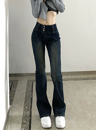 Retro Slim Hip-lifting Slim Jeans