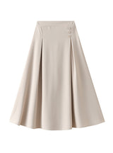 Three-button Temperament A Skirt