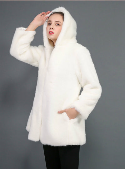 Fur Long Imitation Fur Coat Wholesale Mink Coat