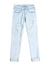 Beggar's Low Waist Hemmed Jeans