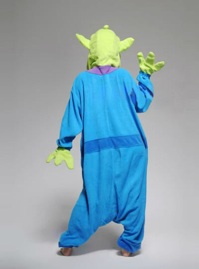 Three Eyed Monster Costume Pajamas Sleepwear Onesie