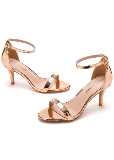 Shallow-mouthed High-heeled Sandals