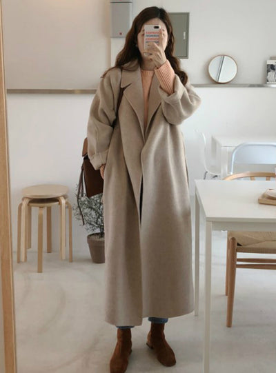 Winter Long Overcoat Outwear Coat Loose