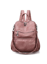 Zipper Bucket Three-dimensional Bag Backpack