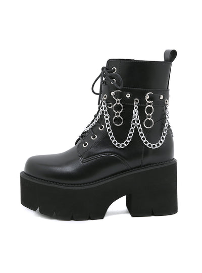 Martin Boot Girl Muffin Platform Shoes