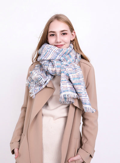Plaid Scarf Women's Long Warm Cashmere