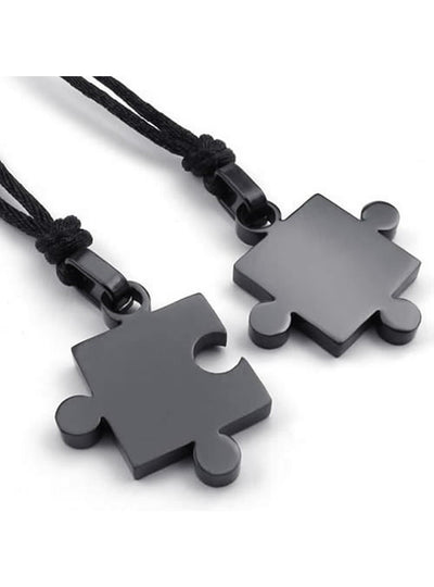 Mens Womens Steel Puzzle Pendant Love 