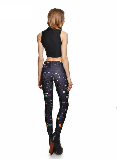 Print Pants Fitness Legging Woman Leggings 