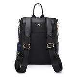 Oxford Cloth Outdoor Travel Plaid Small Backpack