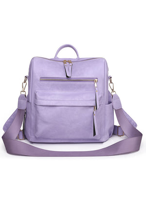 Soft Handle Macaroon Color Backpack