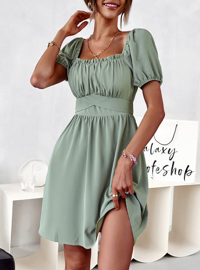 Short Sleeve Summer Short Dress