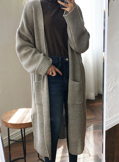 Long Cardigan Ladies 2018 Spring Fashion Long Knit Sweater