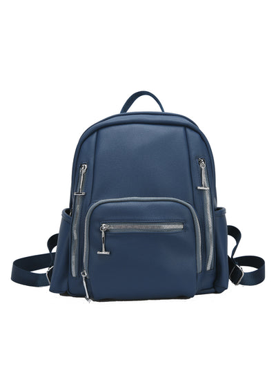 Retro PU Street Ladies Backpack