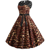 Summer Sleeveless Leopard Print Dress