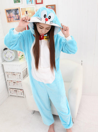 Cartoon Conjoined Pajamas Doraemon Pajamas 