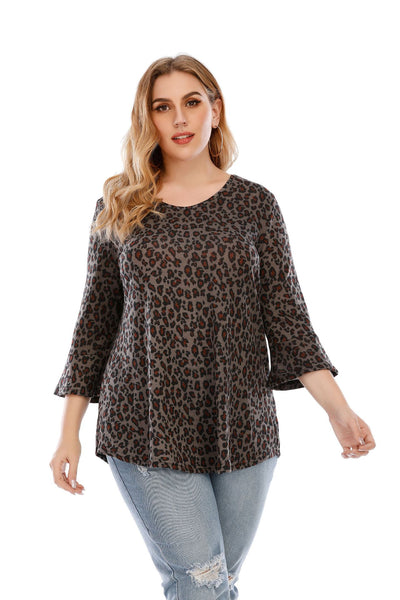 Large Size Women's Long Sleeve Top