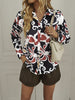 Printed Long-sleeved Shirt Top