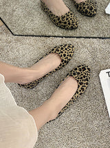 Women Leopard Print Flat shoes
