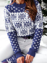 Snowflake Pullover Christmas Sweater