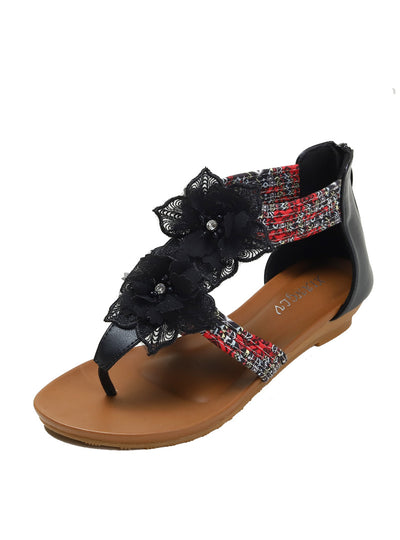 Pinch Flower Bohemian Beach Shoes