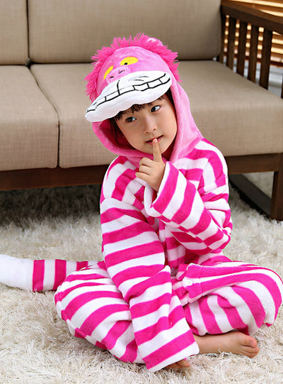Sleepwear Cheshire Cat Pajamas Kids Onesie Animal 