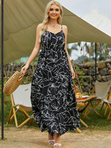 Mosaic V-neck Printed Big Swing Dress