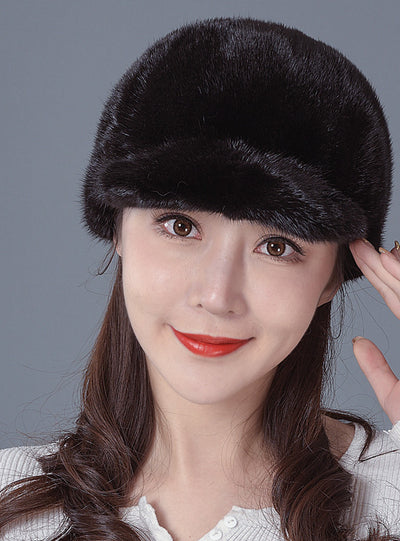 Mink Fur Winter Fashion Mink Velvet Hat