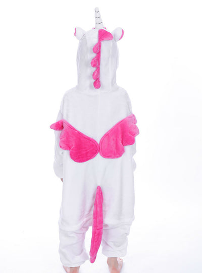 Kids Boys Girls Pink Unicorn Onesie Cosplay Animal 