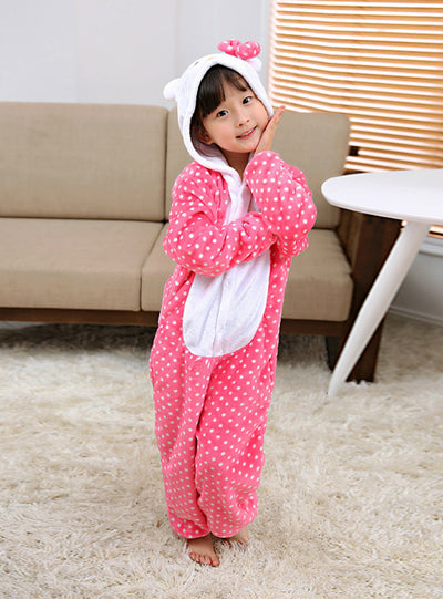 Kids Children's Onesie Cosplay Hellowkitty Animal 