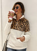 Women Long Sleeve Sweater Leopard Top