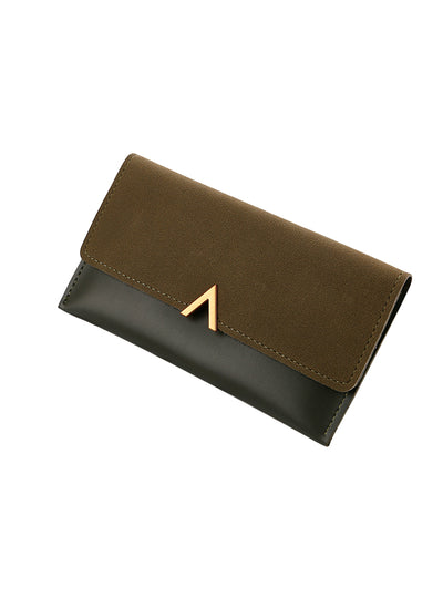 Leather Wallets Hasp Lady Moneybags Zipper Coin Purse 