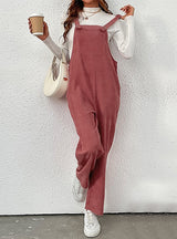 Retro Jumpsuit Corduroy Bib