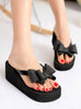 Flowers Wedges Summer Sandals Sweet Platform 