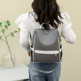 Color Splash-proof Oxford Casual Backpack