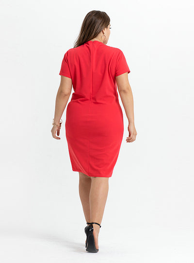 Red Sexy Slim Temperament Dress