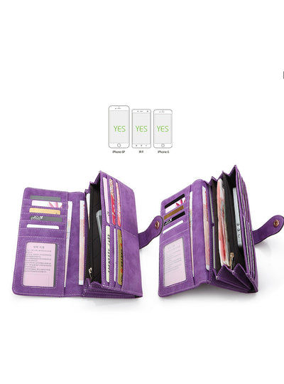 Female Long Wallet Women's Coin Purse Card 