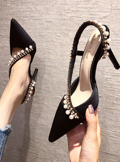 High-heeled Rhinestones Diamonds Shoes