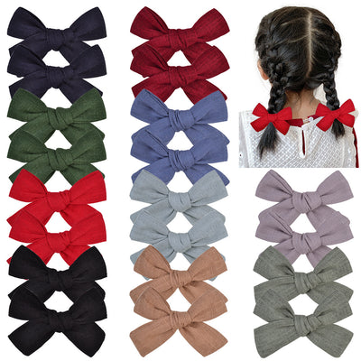 1 PCS Girl Boutique Hair Bows Handmade Hair Clips