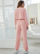 High Waist Two-piece Leisure Sports Suit