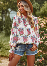 Blossom Printed Top Shirt