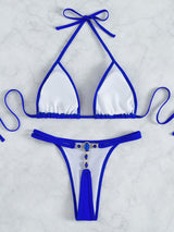 Crystal Diamond Thong Beach Bikini