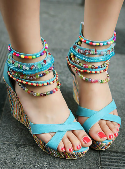 Woman Sandals Shoes Bohemian Sandals Comfortable