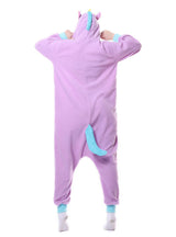 Flannel Purple Unicorn Onesie Pajama Animal Sleepwear