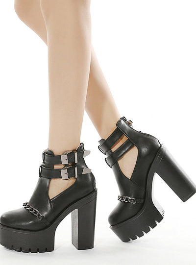 Rivet Thick-soled Waterproof Women's Shoes