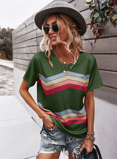 Summer Short Sleeve Shirt T-shirt