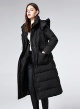 Thick Hooded Loose Coat White Duck Down Jacket