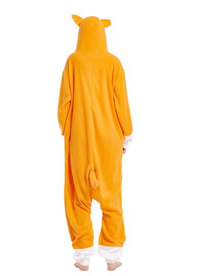 Cartoon Conjoined Pajamas Love Dog Polar Fleece