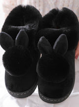 Winter Cotton Slippers Rabbit Ear Home Indoor Slippers